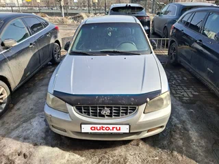2002 Hyundai Accent II, серебристый, 70000 рублей, вид 1