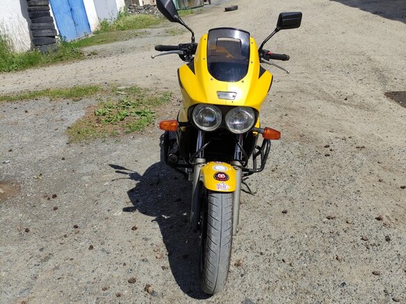 1995 Yamaha TDM850, жёлтый, 250000 рублей - вид 8