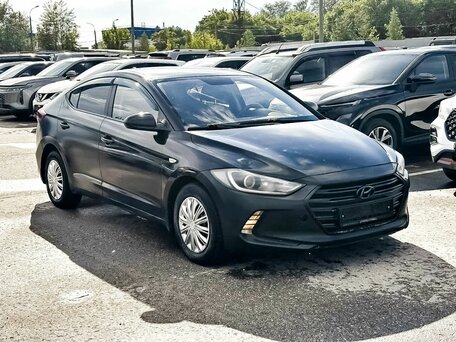 2018 Hyundai Elantra VI (AD), чёрный, 920000 рублей, вид 2