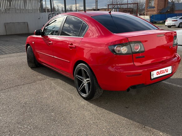 2008 Mazda 3 I (BK) Рестайлинг, красный, 420000 рублей - вид 6