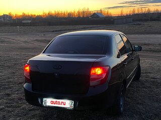 2012 Lada (ВАЗ) Granta I, чёрный, 360000 рублей, вид 4