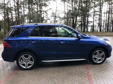 2017 Mercedes-Benz GLE 350 d I (W166), синий, 4600000 рублей, вид 2