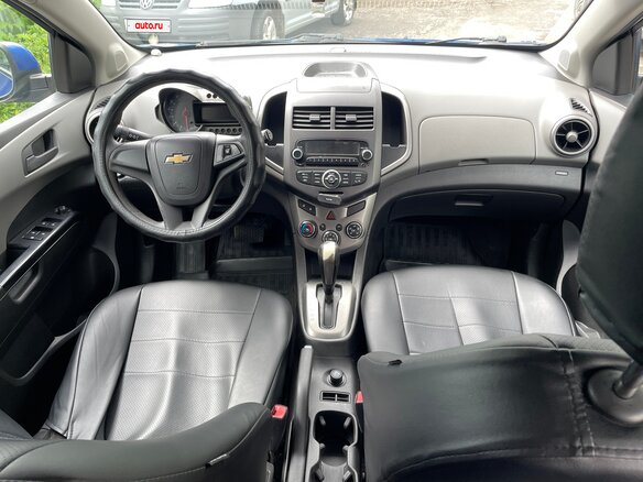 2012 Chevrolet Aveo II, синий, 495000 рублей - вид 10