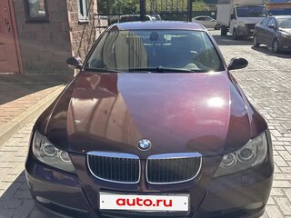 2007 BMW 3 серии 330i V (E90/E91/E92/E93), пурпурный, 950000 рублей, вид 1