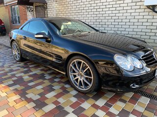 2002 Mercedes-Benz SL-Класс 500 5-speed V (R230), чёрный, 1750000 рублей, вид 1