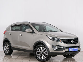 2014 Kia Sportage III Рестайлинг, серебристый, 1419000 рублей, вид 1