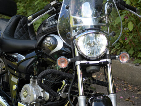 2022 Bajaj Avenger, чёрный, 189990 рублей, вид 3