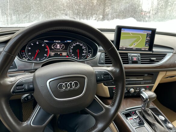 2013 Audi A6 IV (C7), чёрный - вид 9