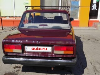 2006 Lada (ВАЗ) 2107, красный, 90000 рублей, вид 2