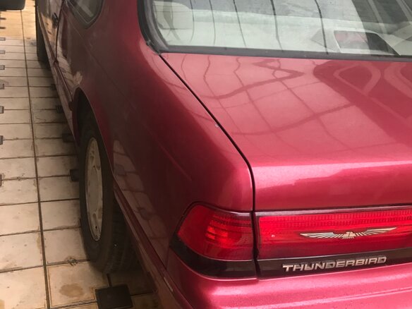 1992 Ford Thunderbird X (Super Birds), красный, 670000 рублей - вид 6