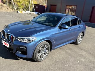 2019 BMW X4 20d II (G02), синий, 4700000 рублей, вид 1