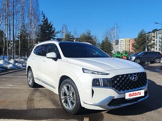 2021 Hyundai Santa Fe IV Рестайлинг, белый, 3600000 рублей, вид 3