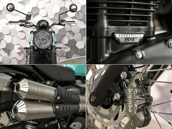2025 Triumph Scrambler, зелёный - вид 9