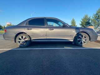 2008 Hyundai Sonata ТагАЗ IV (EF) Рестайлинг, серый, 470000 рублей, вид 4