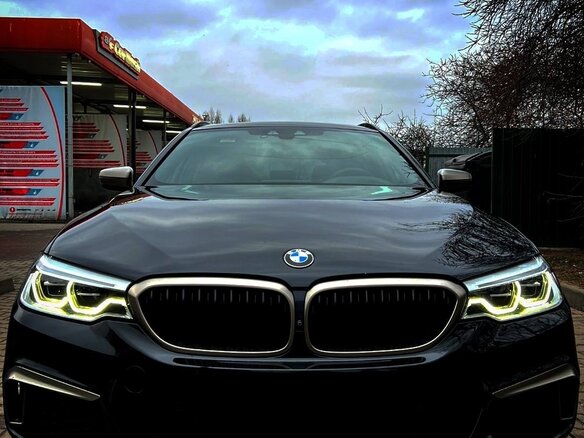 2019 BMW 5 серии M550d xDrive VII (G30/G31/G38), чёрный, 3852876 рублей - вид 6