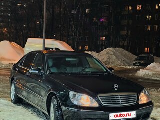 2000 Mercedes-Benz S-Класс 600 Long IV (W220), чёрный, 650000 рублей, вид 3