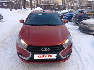 2017 Lada (ВАЗ) Vesta I, красный, 700000 рублей, вид 1