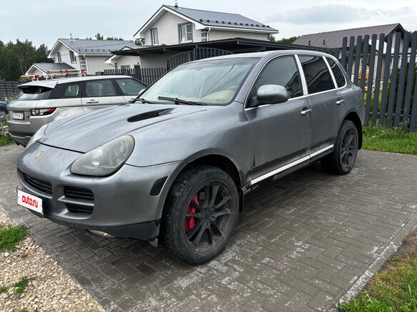 2004 Porsche Cayenne I (955), серый, 800000 рублей - вид 6