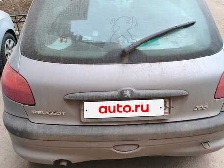 2000 Peugeot 206, серый, 70000 рублей, вид 4