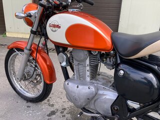 1992 Kawasaki BJ250 Estrella, оранжевый, 350000 рублей, вид 3