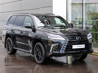 2017 Lexus LX 570 III Рестайлинг 2, чёрный, 7798000 рублей, вид 3