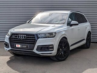 2017 Audi Q7 II (4M), белый, 5150000 рублей, вид 4