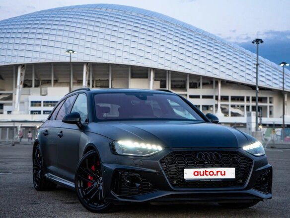2021 Audi RS 4 IV (B9) Рестайлинг, чёрный, 10500000 рублей - вид 6