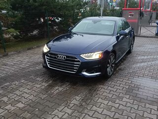 2022 Audi A4 40 TFSI V (B9) Рестайлинг, синий, 2550000 рублей, вид 2