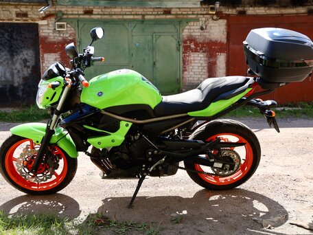 2009 Yamaha XJ6 (FZ6R), зелёный, 400000 рублей, вид 2
