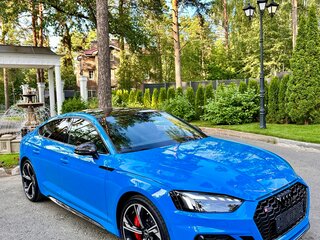 2021 Audi RS 5 Sportback II (F5) Рестайлинг, синий, 7750000 рублей, вид 2