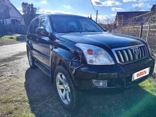 2004 Toyota Land Cruiser Prado 5-speed 120 Series, чёрный, 1600000 рублей, вид 2
