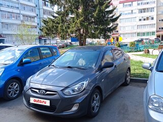 2013 Hyundai Solaris I, чёрный, 750000 рублей, вид 1