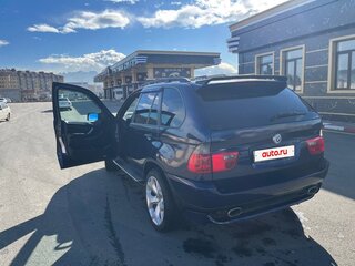 2001 BMW X5 3.0i I (E53), синий, 750000 рублей, вид 4