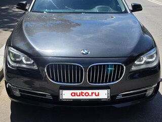 2013 BMW 7 серии Long 750Li xDrive V (F01/F02/F04) Рестайлинг, чёрный, 1400000 рублей, вид 2