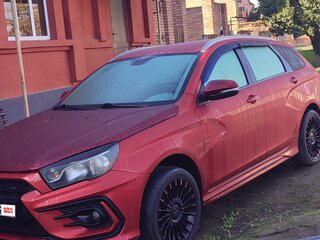 2018 Lada (ВАЗ) Vesta SW I, красный, 880000 рублей, вид 3