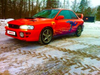 1999 Subaru Impreza I, оранжевый, 1800000 рублей, вид 1
