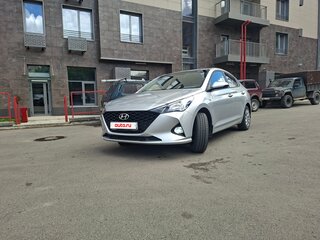2021 Hyundai Solaris II Рестайлинг, серый, 1690000 рублей, вид 1