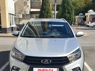 2020 Lada (ВАЗ) Vesta SW Cross I, серебристый, 980000 рублей, вид 2