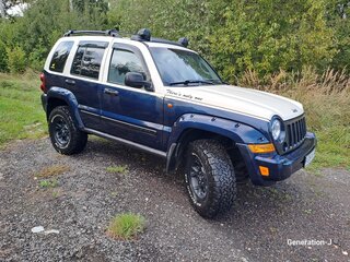 2005 Jeep Cherokee III (KJ) Рестайлинг, синий, 1300000 рублей, вид 4