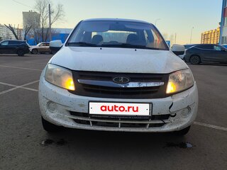 2015 Lada (ВАЗ) Granta I, белый, 325000 рублей, вид 1