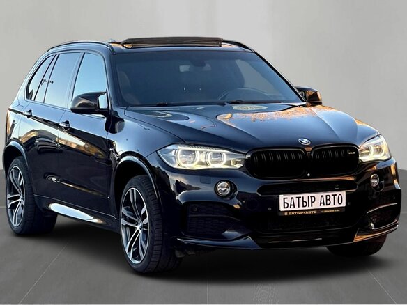 2014 BMW X5 M50d III (F15), синий, 2780000 рублей - вид 2