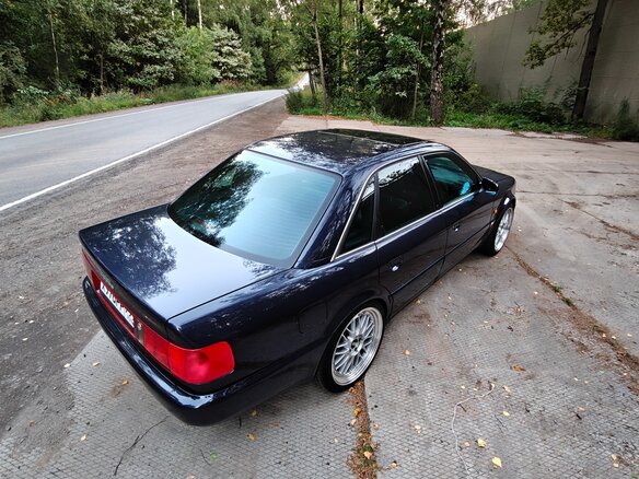 1995 Audi S6 6-speed I (C4), синий, 1800000 рублей - вид 2