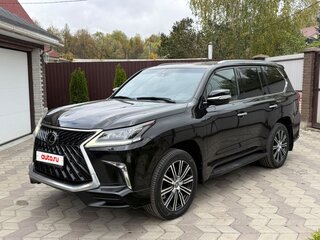 2019 Lexus LX 570 III Рестайлинг 2, чёрный, 7600000 рублей, вид 1