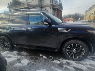 2021 Infiniti QX80 I Рестайлинг 3, синий, 5900000 рублей, вид 4