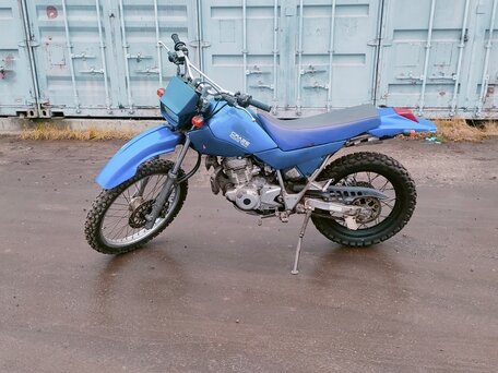 2002 Yamaha XT225 Serow, синий, 179000 рублей, вид 2