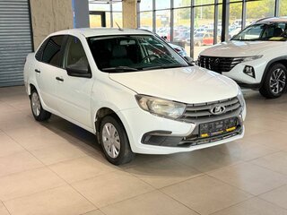 2020 Lada (ВАЗ) Granta I Рестайлинг, белый, 575000 рублей, вид 3