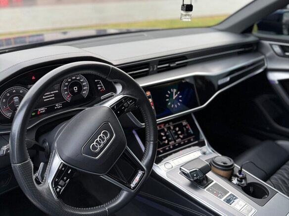 2018 Audi A6 55 TFSI V (C8), синий, 4850000 рублей - вид 11