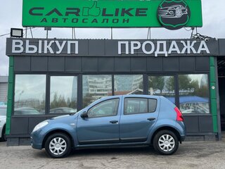 2012 Renault Sandero I, голубой, 549000 рублей, вид 3