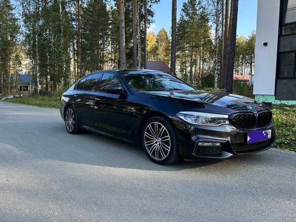 2018 BMW 5 серии 530i xDrive VII (G30/G31/G38), чёрный, 4000000 рублей - вид 1