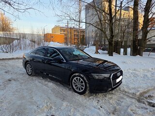 2020 Audi A6 40 TFSI V (C8), чёрный, 3450000 рублей, вид 1